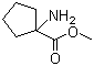 structure of CAS# 78388-61-1, Methyl 1-amino-1-cyclopentanecarboxylate