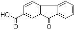 structure of CAS# 784-50-9, 9-Fluorenone-2-carboxylic acid;9-Oxo-2-fluorenecarboxylic acid