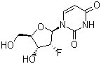 structure of CAS# 784-71-4, 2'-Fluoro-2'-deoxyuridine;2'-Deoxy-2'-fluorouridine; 2-FdU