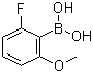 2-Fluoro-6-methoxyphenylboronic acid molecular structure (CAS 78495-63-3)