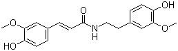 N-trans-Feruloyl-3-methoxytyramine molecular structure (CAS 78510-19-7)