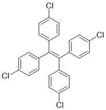 1-Chloro-4-[1,2,2-tris(4-chlorophenyl)ethenyl]benzene molecular structure (CAS 78525-36-7)