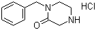 1-Benzylpiperazin-2-one hydrochloride molecular structure (CAS 78551-58-3)