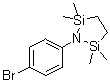 1-(4-Bromophenyl)-2,2,5,5-tetramethyl-1-aza-2,5-disilacyclopentane molecular structure (CAS 78605-26-2)