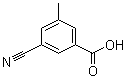 3-Methyl-5-cyanobenzoic acid molecular structure (CAS 78621-81-5)