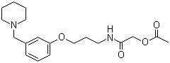 Roxatidine acetate molecular structure (CAS 78628-28-1)