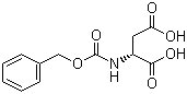 structure of CAS# 78663-07-7, N-Benzyloxycarbonyl-D-aspartic acid;2-Phenylmethoxycarbonylaminobutanedioic acid