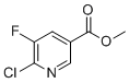 甲基6-氯-5-氟烟酸酯分子结构 (CAS 78686-78-9)