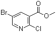 structure of CAS# 78686-79-0, Methyl 5-bromo-2-chloropyridine-3-carboxylate