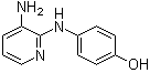 结构式 CAS# 78750-68-2, 4-[(3-氨基-2-吡啶基)氨基]苯酚