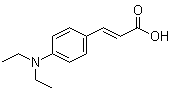 4-(Diethylamino)cinnamic acid molecular structure (CAS 78776-25-7)