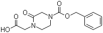 2-Oxo-4-[(phenylmethoxy)carbonyl]-1-piperazineacetic acid molecular structure (CAS 78818-17-4)