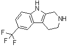 2,3,4,9-四氢-6-(三氟甲基)-1H-吡啶并[3,4-b]吲哚分子结构 (CAS 78832-75-4)