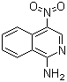 structure of CAS# 78886-54-1, 1-Amino-4-nitroisoquinoline