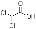二氯乙酸分子结构 (CAS 79-43-6)