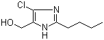 2-Butyl-4-chloroimidazole-5-methanol molecular structure (CAS 79047-41-9)
