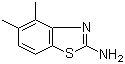 4,5-Dimethylbenzothiazol-2-amine molecular structure (CAS 79050-49-0)