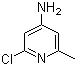 2-Chloro-6-methyl-4-pyridinamine molecular structure (CAS 79055-63-3)