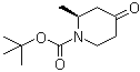 (S)-2-Methyl-4-oxopiperidine-1-carboxylic acid tert-butyl ester molecular structure (CAS 790667-49-1)