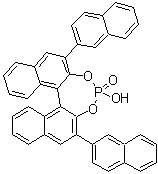 (11bR)-4-Hydroxy-2,6-di-2-naphthalenyl-dinaphtho[2,1-d:1',2'-f][1,3,2]dioxaphosphepin 4-oxide molecular structure (CAS 791616-56-3)