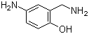 4-Amino-2-aminomethylphenol molecular structure (CAS 79352-72-0)