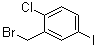structure of CAS# 793695-85-9, 2-(Bromomethyl)-4-iodochlorobenzene;2-Bromomethyl-1-chloro-4-iodobenzene