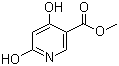 Methyl 4,6-dihydroxynicotinate molecular structure (CAS 79398-27-9)