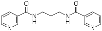 结构式 CAS# 79455-30-4, 烟拉文；N,N'-亚丙基双烟酰胺