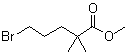 5-溴-2,2-二甲基戊酸甲酯分子结构 (CAS 79520-52-8)