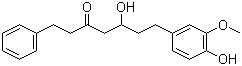 5-羟基-7-(4"-羟基-3"-甲氧基苯基)-1-苯基-3-庚酮分子结构 (CAS 79559-61-8)