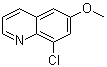 structure of CAS# 796851-15-5, 8-Chloro-6-methoxyquinoline