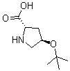 structure of CAS# 79775-07-8, trans-4-tert-Butoxy-L-proline;(2S,4R)-4-tert-Butoxypyrrolidine-2-carboxylic acid