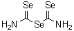 Selenodicarbonic diamide ([(H2N)C(Se)]2Se) molecular structure (CAS 79828-54-9)