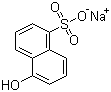 5-Hydroxy-1-naphthalenesulfonic acid sodium salt molecular structure (CAS 79873-34-0)