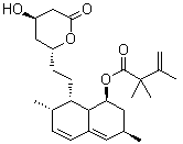 3-亚甲基辛伐他汀分子结构 (CAS 79902-62-8)