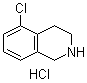5-氯-1,2,3,4-四氢异喹啉盐酸盐分子结构 (CAS 799274-05-8)