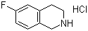 6-Fluoro-1,2,3,4-tetrahydroisoquinoline hydrochloride molecular structure (CAS 799274-08-1)