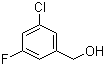 结构式 CAS# 79944-64-2, 3-氯-5-氟苄醇; 3-氯-5-氟苯甲醇