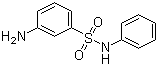 结构式 CAS# 80-21-7, 间氨基苯磺酰苯胺