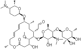 螺旋霉素分子结构 (CAS 8025-81-8)