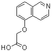 结构式 CAS# 80278-25-7, 5-异喹啉基氧基乙酸