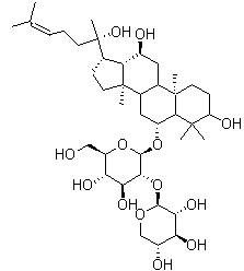 三七皂苷 R2分子结构 (CAS 80418-25-3)