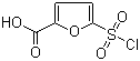 5-磺酰氯呋喃-2-甲酸分子结构 (CAS 80466-76-8)
