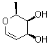2,6-Anhydro-1,5-dideoxy-L-arabino-hex-5-enitol molecular structure (CAS 80483-16-5)