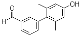 4'-Hydroxy-2',6'-dimethyl-[1,1'-biphenyl]-3-carboxaldehyde molecular structure (CAS 805250-31-1)