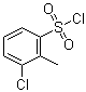 structure of CAS# 80563-86-6, 3-Chloro-2-methylbenzenesulfonyl chloride;3-Chloro-2-methylphenylsulfonyl chloride