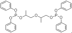 Tetraphenyl dipropyleneglycol diphosphite molecular structure (CAS 80584-85-6)