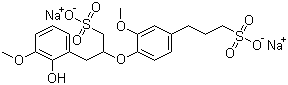 structure of CAS# 8061-51-6, Sodium lignosulfonate;Lignosulfonic acid sodium salt