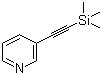 3-(三甲基硅乙炔基)吡啶分子结构 (CAS 80673-00-3)