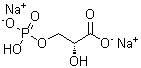 D-3-磷酰甘油酸二钠盐分子结构 (CAS 80731-10-8)
